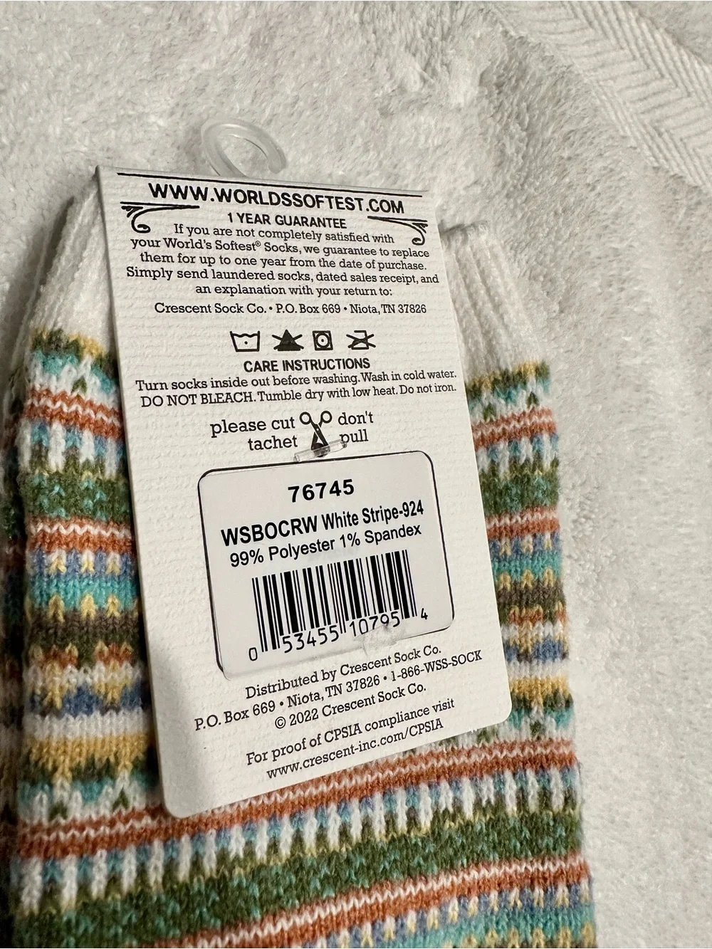 World's Softest Weekend Collection Women’s Patterned Socks